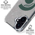 Michigan State University Grey Spartans Logo iPhone 16 Plus Clear Case