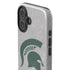 Michigan State University Grey Spartans Logo iPhone 16 Plus Impact Case