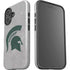 Michigan State University Grey Spartans Logo iPhone 16 Plus Impact Case