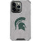 Michigan State University Grey Spartans Logo iPhone 16 Pro Clear Case