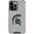 Michigan State University Grey Spartans Logo iPhone 16 Pro Clear Case