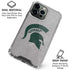 Michigan State University Grey Spartans Logo iPhone 16 Pro Clear Case