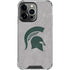 Michigan State University Grey Spartans Logo iPhone 16 Pro Max Clear Case
