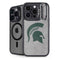 Michigan State University Grey Spartans Logo iPhone 16 Pro Max Kickstand Case