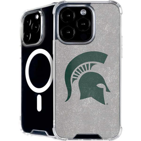Michigan State University Grey Spartans Logo iPhone 16 Pro Max MagSafe Case