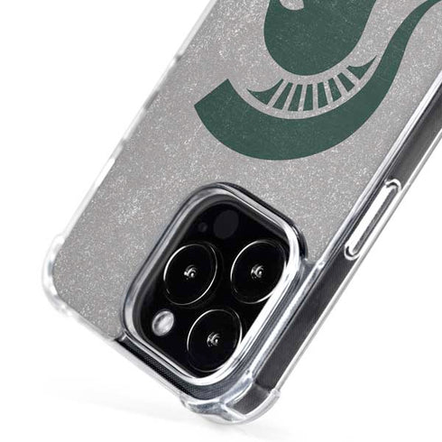Michigan State University Grey Spartans Logo iPhone 16 Pro Max MagSafe Case