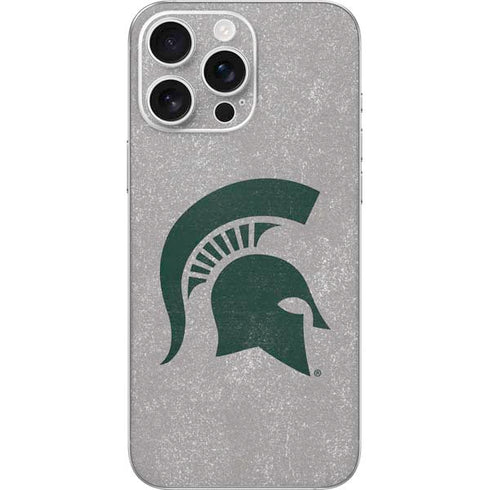 Michigan State University Grey Spartans Logo iPhone 16 Pro Max Skin