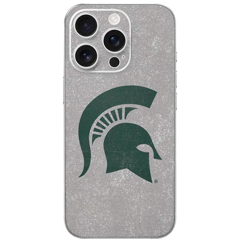 Michigan State University Grey Spartans Logo iPhone 16 Pro Skin