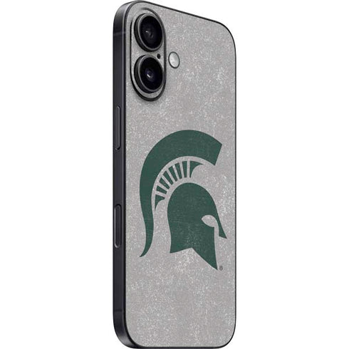 Michigan State University Grey Spartans Logo iPhone 16 Skin