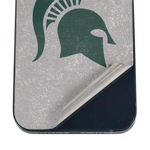 Michigan State University Grey Spartans Logo iPhone 16 Skin