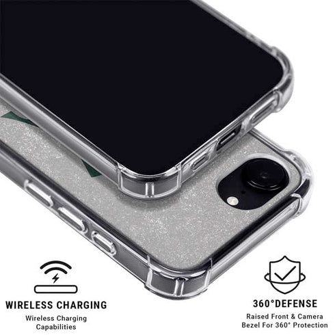Michigan State University Grey Spartans Logo iPhone 16e Clear Case