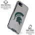 Michigan State University Grey Spartans Logo iPhone 16e Clear Case