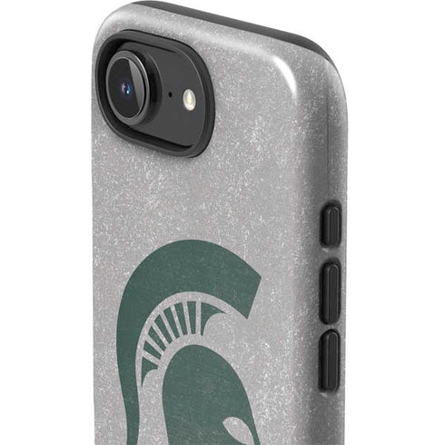 Michigan State University Grey Spartans Logo iPhone 16e Impact Case