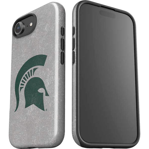 Michigan State University Grey Spartans Logo iPhone 16e Impact Case