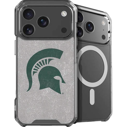 Michigan State University Grey Spartans Logo iPhone 18 Pro MagSafe Case