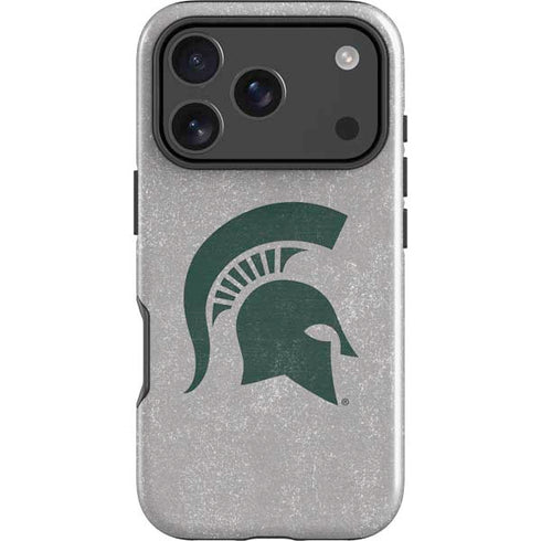 Michigan State University Grey Spartans Logo iPhone 18 Pro Max Impact Case