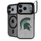 Michigan State University Grey Spartans Logo iPhone 18 Pro Max Kickstand Case