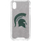 Michigan State University Grey Spartans Logo iPhone XS Clear Case