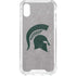 Michigan State University Grey Spartans Logo iPhone XS Clear Case