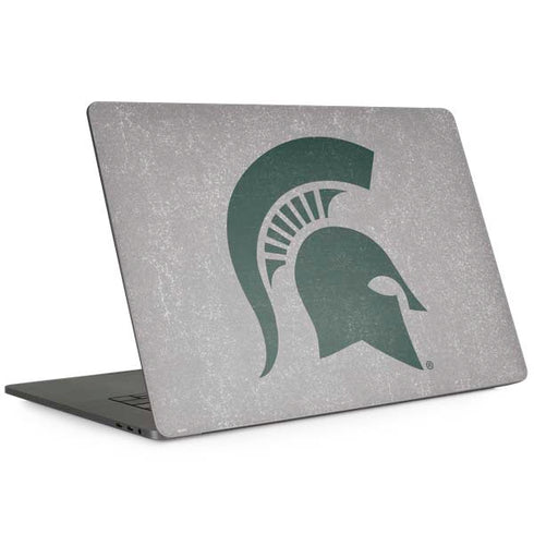 Michigan State University Grey Spartans Logo MacBook Skins
