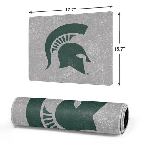 Michigan State University Grey Spartans Logo Gaming Mouse Pad