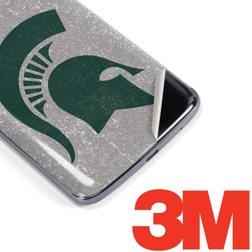 Michigan State University Grey Spartans Logo Moto E5 Plus Skin