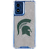 Michigan State University Grey Spartans Logo Moto G Play 4G (2024) Clear Case