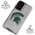 Michigan State University Grey Spartans Logo Moto G Power 5G (2024) Clear Case
