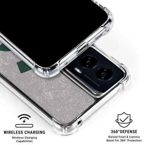 Michigan State University Grey Spartans Logo Moto G Power 5G (2024) Clear Case