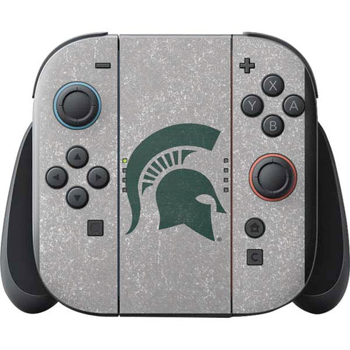 Michigan State University Grey Spartans Logo Nintendo Switch 2 (2025) with Joy-Con Skin