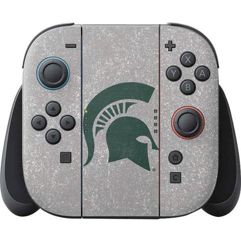 Michigan State University Grey Spartans Logo Nintendo Skins