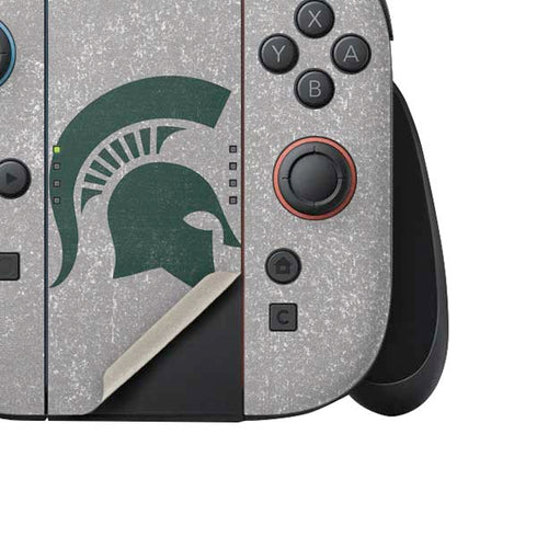 Michigan State University Grey Spartans Logo Nintendo Switch 2 (2025) Joy-Con Controller Skin