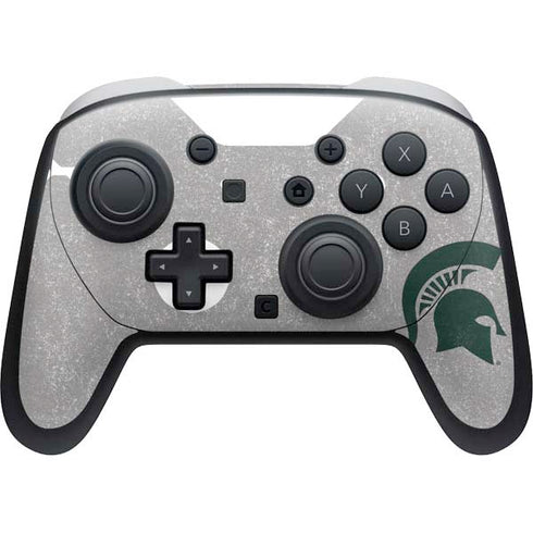 Michigan State University Grey Spartans Logo Nintendo Switch 2 (2025) Pro Controller Skin