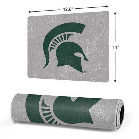 Michigan State University Grey Spartans Logo Gaming Mouse Pad