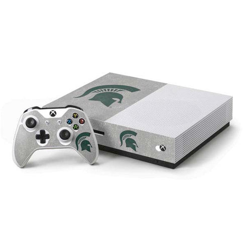 Michigan State University Grey Spartans Logo Xbox One Skins