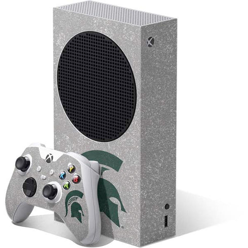 Michigan State University Grey Spartans Logo Xbox Series S Skins