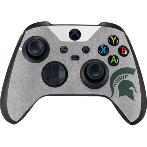 Michigan State University Grey Spartans Logo Xbox Series X Skins