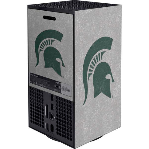 Michigan State University Grey Spartans Logo XBox Series X Digital Edition Bundle Skin