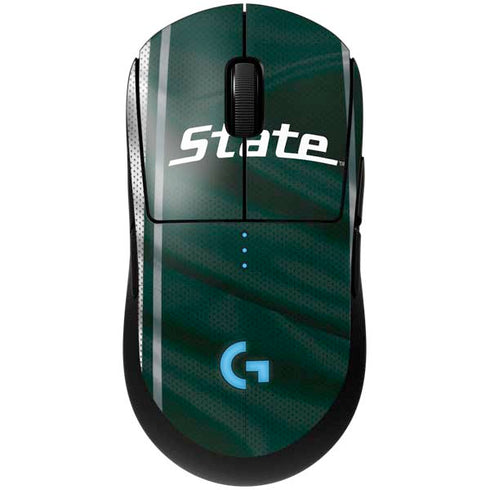 Michigan State University Jersey Grey G Pro Wireless Gaming Mouse Skin