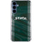 Michigan State University Jersey Grey Galaxy A35 5G Clear Case