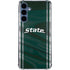 Michigan State University Jersey Grey Galaxy A35 5G Clear Case