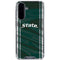 Michigan State University Jersey Grey Galaxy A36 5G Clear Case
