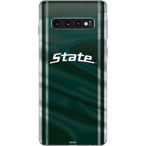 Michigan State University Jersey Grey Galaxy S10 Skin