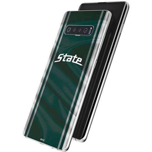 Michigan State University Jersey Grey Galaxy S10 Skin