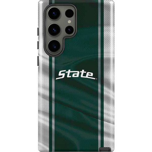 Michigan State University Jersey Grey Galaxy S23 Ultra Pro Case