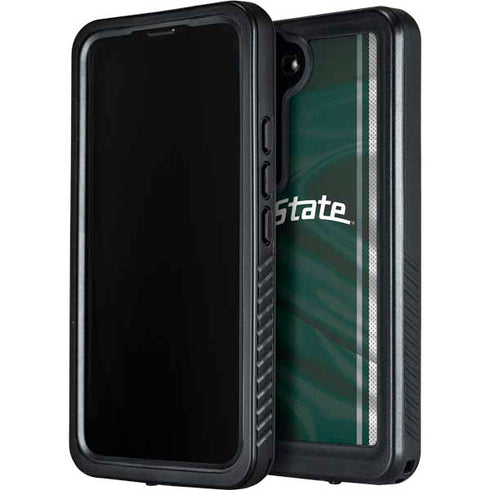 Michigan State University Jersey Grey Galaxy S24 Plus Waterproof Case