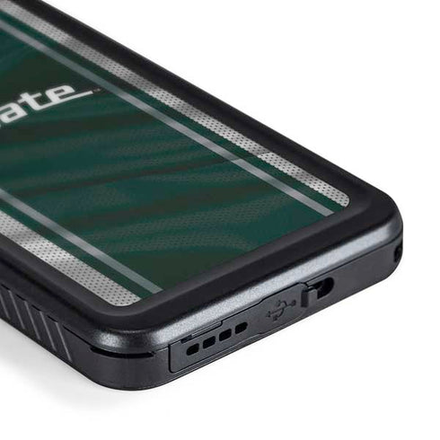 Michigan State University Jersey Grey Galaxy S24 Plus Waterproof Case