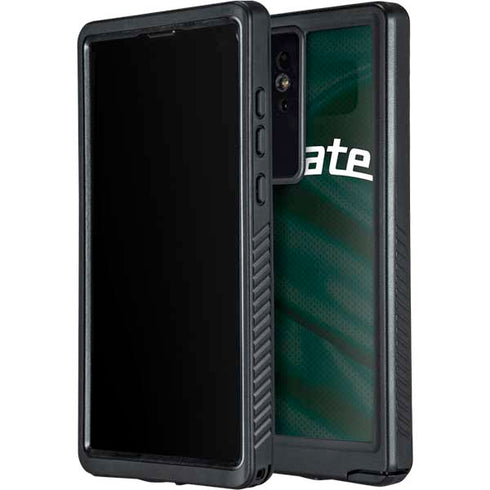 Michigan State University Jersey Grey Galaxy S24 Ultra Waterproof Case