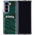 Michigan State University Jersey Grey Galaxy Z Fold5 5G Clear Case