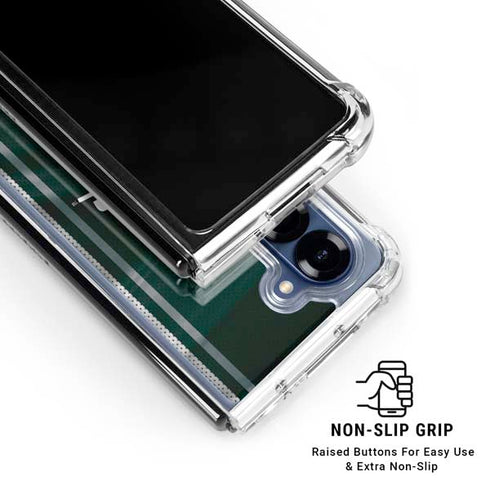 Michigan State University Jersey Grey Galaxy Z Fold6 Clear Case